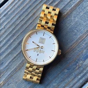 LuLaRoe gold tone watch by Vestal